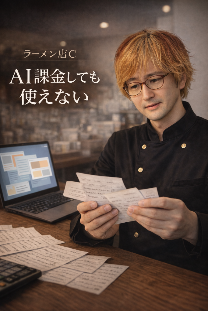 AI課金しても使えない